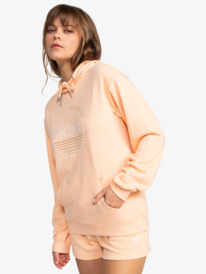 1 Surf Stoked - Pullover con cappuccio da Donna Pink ERJFT04815 Roxy