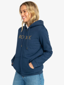 1 Itia Zip - Sweat zippé pour Femme Bleu ERJFT04816 Roxy
