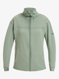 12 Vertere - Sudadera con Cremallera para Mujer Verde ERJFT04827 Roxy