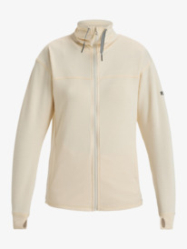 7 Vertere - Zip-Up Sweatshirt for Women Beige ERJFT04827 Roxy