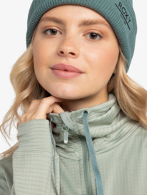 8 Vertere - Sweatshirt com fecho de correr para Mulher Verde ERJFT04827 Roxy