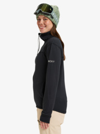 7 Vertere - Zip-Up Sweatshirt for Women Black ERJFT04827 Roxy