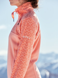 1 Sayna - Polarfleece-Pulli mit Halbreißverschluss für Frauen Rosa ERJFT04831 Roxy