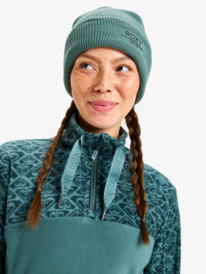 4 Sayna - Half Zip Polar Pullover for Women Blue ERJFT04831 Roxy