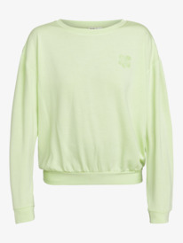 6 Surfing By Moonlight - Felpa pullover da Donna Green ERJFT04851 Roxy