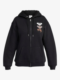 0 Surf Stoked - Hoodie met Rits voor Dames Black ERJFT04853 Roxy