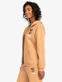 1 Surf Stoked - Sudadera con Capucha y Cremallera para Mujer Marron ERJFT04853 Roxy