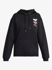 5 Surf Stoked - Pullover Hoodie for Women Black ERJFT04855 Roxy