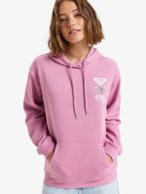 0 Surf Stoked - Pullover Hoodie for Women Purple ERJFT04855 Roxy