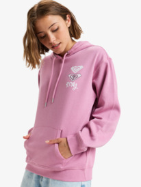 1 Surf Stoked - Sweatshirt com capuz para Mulher Roxo ERJFT04855 Roxy