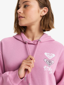 2 Surf Stoked - Pullover con cappuccio da Donna Purple ERJFT04855 Roxy