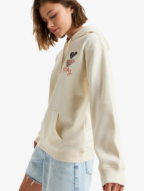 1 Surf Stoked - Sudadera con capucha para Mujer Beige ERJFT04855 Roxy