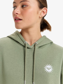 2 Surf Stoked - Sweat à capuche pour Femme Vert ERJFT04856 Roxy