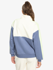 10 Essential Energy - Sweater met Korte Rits voor Dames Blue ERJFT04860 Roxy