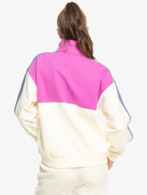 10 Essential Energy - Sweater met Korte Rits voor Dames Pink ERJFT04860 Roxy