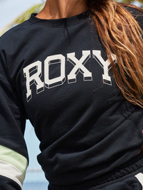 3 Essential Energy - Pullover Sweatshirt for Women Black ERJFT04861 Roxy