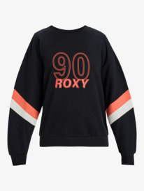 11 Essential Energy - Felpa pullover da Donna Black ERJFT04861 Roxy