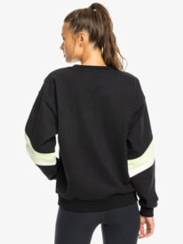 10 Essential Energy - Pullover Sweatshirt for Women Black ERJFT04861 Roxy