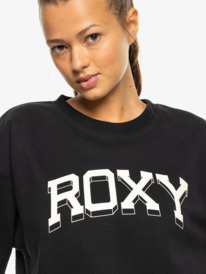 8 Essential Energy - Pullover Sweatshirt for Women Black ERJFT04861 Roxy