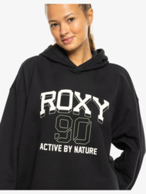 2 Essential Energy - Pullover Hoodie for Women Black ERJFT04862 Roxy