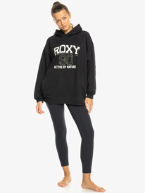 3 Essential Energy - Pullover Hoodie for Women Black ERJFT04862 Roxy