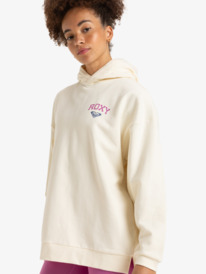 1 Essential Energy - Sweatshirt com capuz para Mulher Beige ERJFT04862 Roxy