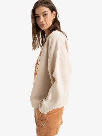 1 Lineup - Sweat pour Femme Beige ERJFT04865 Roxy