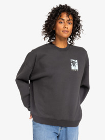 0 Lineup - Pullover Sweatshirt for Women Black ERJFT04866 Roxy