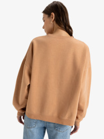 4 Line Up - Pullover Sweatshirt for Women Brown ERJFT04874 Roxy