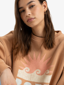 2 Line Up - Sweatshirt für Frauen Braun ERJFT04874 Roxy