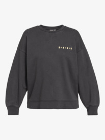 5 Line Up - Pullover Sweatshirt for Women Black ERJFT04875 Roxy