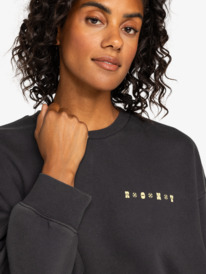 2 Line Up - Pullover Sweatshirt for Women Black ERJFT04875 Roxy