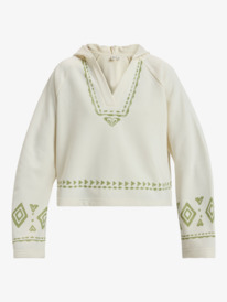 5 Sand And Sky - Pullover Hoodie for Women White ERJFT04882 Roxy