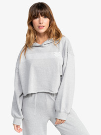 5 Afternoon Hike - Sweat à capuche pour Femme Gris ERJFT04904 Roxy