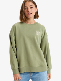 0 Morning Hike - Sweatshirt für Frauen Grün ERJFT04919 Roxy