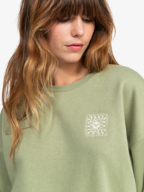 2 Morning Hike - Sweatshirt für Frauen Grün ERJFT04919 Roxy