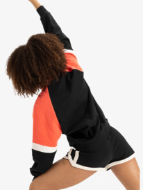 4 Essential Energy - Mock Neck Sweatshirt for Women Orange ERJFT04936 Roxy