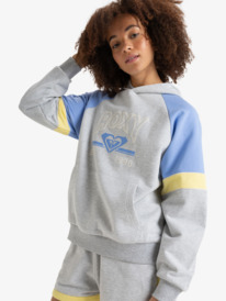 1 Essential Energy Blockd - Sudadera con capucha para Mujer Gris ERJFT04937 Roxy