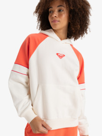 1 Essential Energy Blockd - Sudadera con capucha para Mujer Blanco ERJFT04937 Roxy