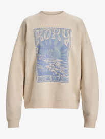 6 Lineup - Sweatshirt mit Rundhalsausschnitt für Frauen Beige ERJFT04942 Roxy