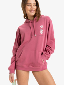 0 Surf Stoked - Sudadera con capucha para Mujer Rosa ERJFT04952 Roxy