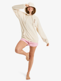 3 Surf Stoked - Sweat à capuche pour Femme Beige ERJFT04952 Roxy