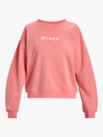 5 Perfect Place - Crew Neck Sweatshirt for Women Pink ERJFT04958 Roxy