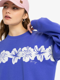 2 Perfect Place - Sweatshirt mit Rundhalsausschnitt für Frauen Violett ERJFT04958 Roxy