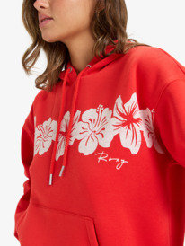 7 Perfect Place - Sweat à capuche pour Femme Rouge ERJFT04959 Roxy