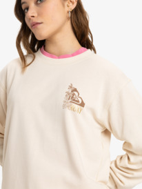 2 Surf Stoked - Sweatshirt mit Rundhalsausschnitt für Frauen Beige ERJFT04963 Roxy