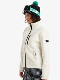 1 Alabama Full Zip Solid - Technical Mid Layer for Women White ERJFT04969 Roxy