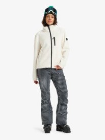 2 Alabama Full Zip Solid - Technical Mid Layer for Women White ERJFT04969 Roxy