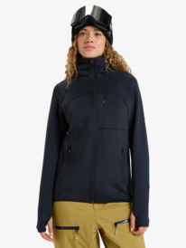 0 Soaring Heights - Technical Mid Layer for Women Black ERJFT04971 Roxy