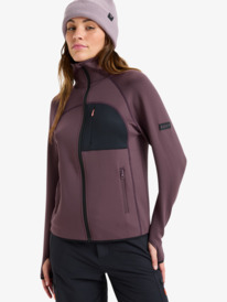 1 Soaring Heights - Camiseta técnica para mujer Rojo ERJFT04971 Roxy